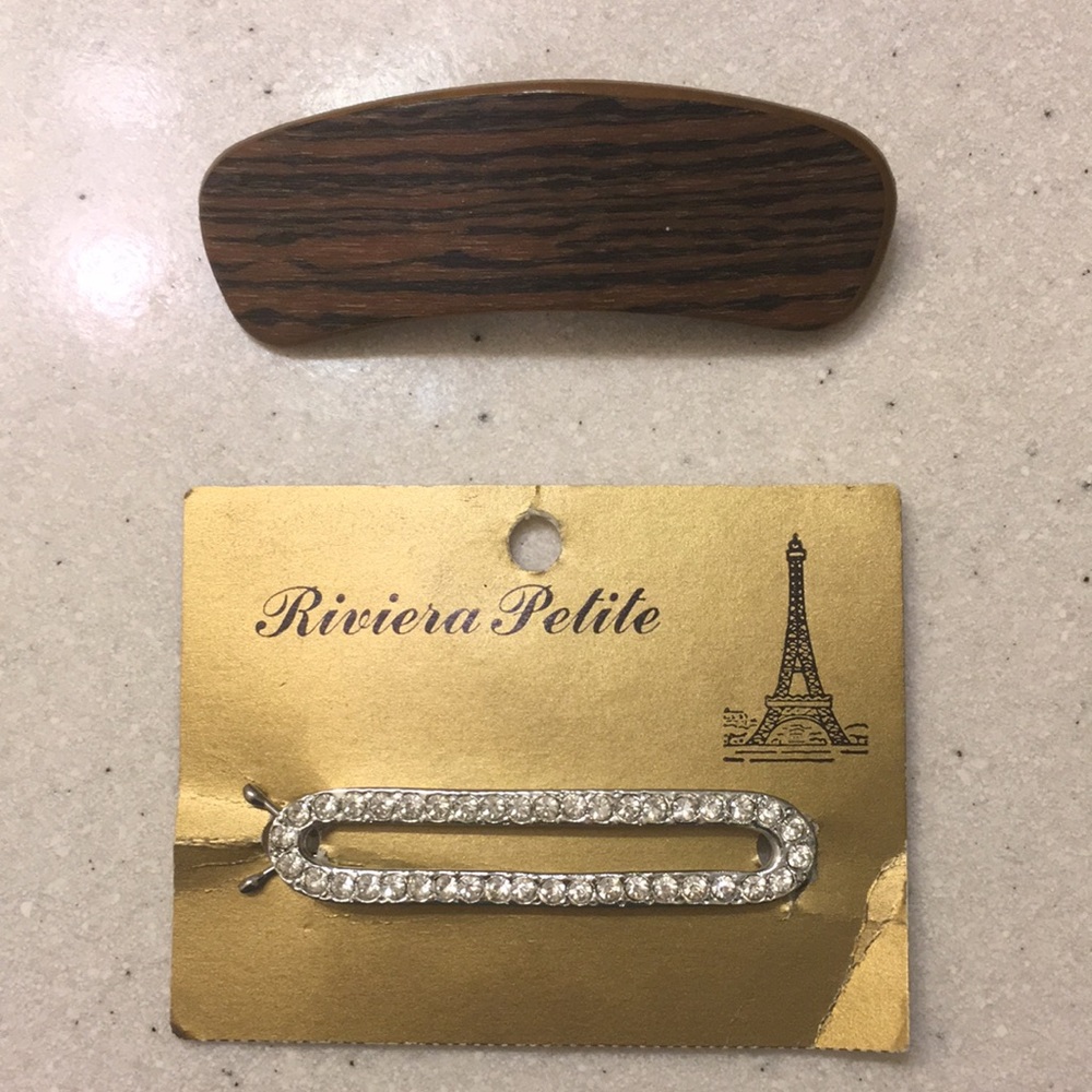 Two Hair Clips from France